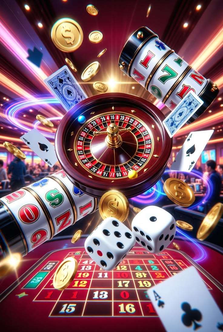 Live roulette wheel spin and ball landing in pocket